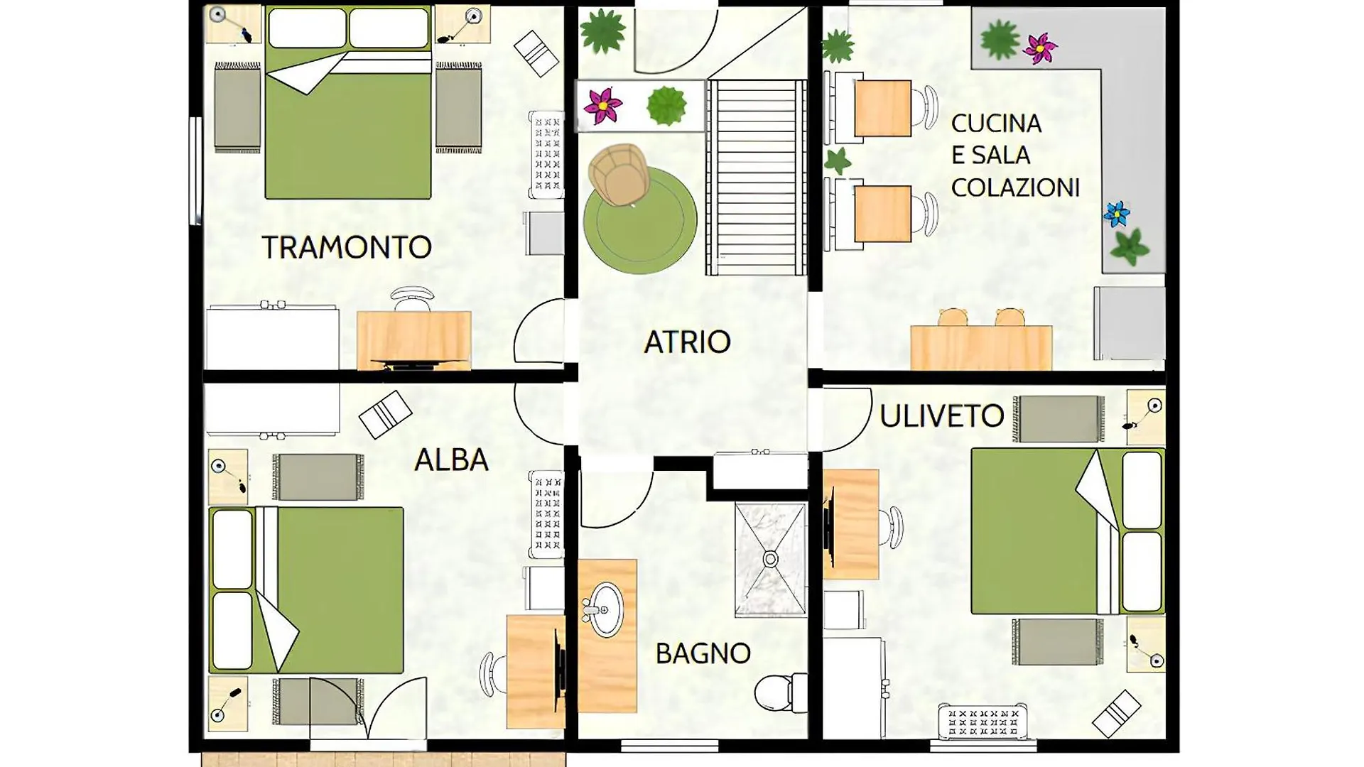 Maeva Guesthouse Puegnago sul Garda Frühstückspension